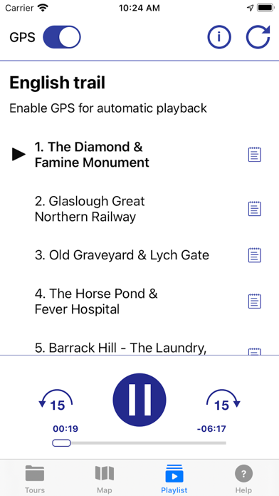 Glaslough audio trail Screenshot