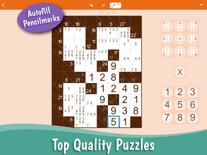 Kakuro Number Crossword