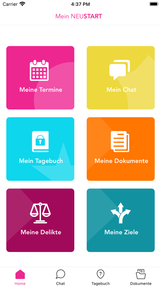 #3. Go NEUSTART (iOS) Podle: NEUSTART - Bewährungshilfe, Konfliktregelung, Soziale Arbeit