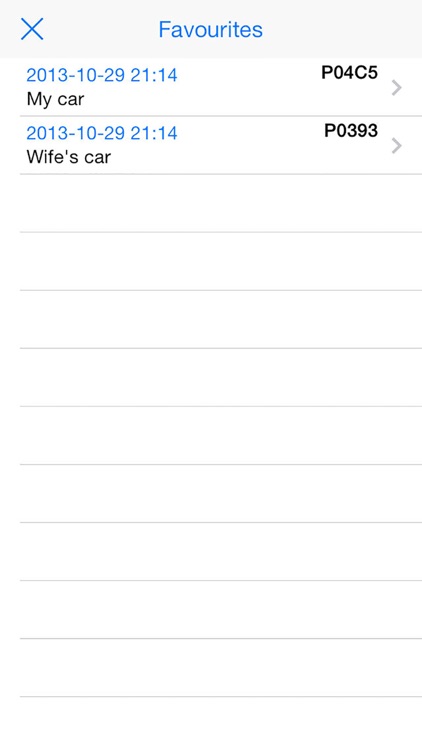 OBDII Trouble Codes Lite