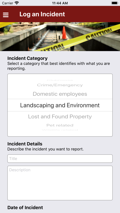 The Gardens Resident's App Screenshot