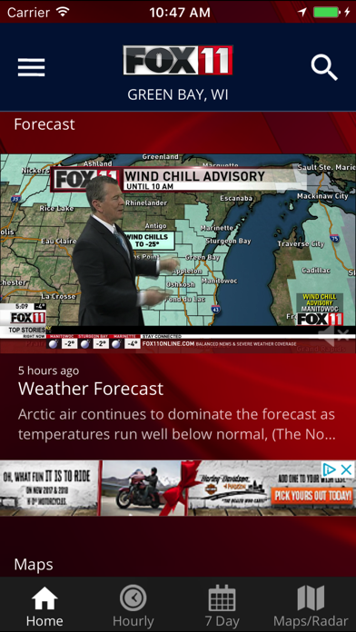 FOX 11 Weather Screenshot