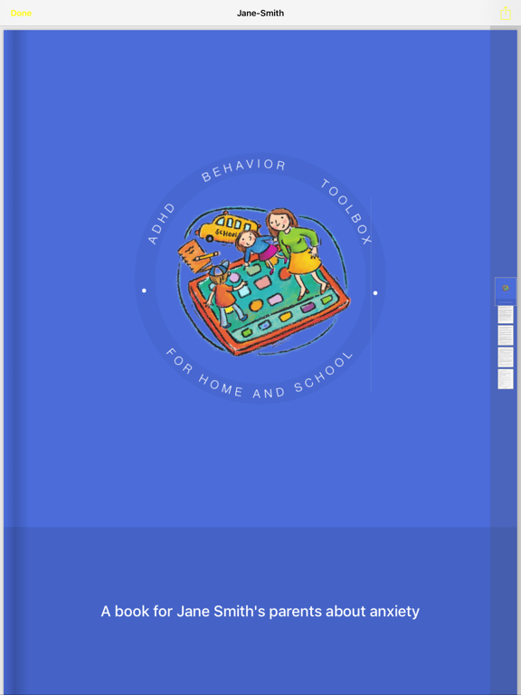 ADHD Behavior Toolbox iPad screenshot 7 - Reference app