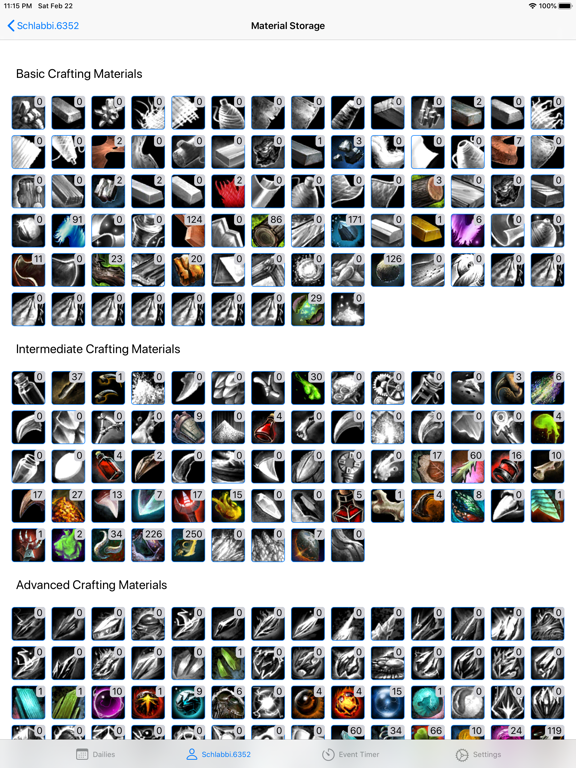 GW2 Help-r-Tron iPad screenshot 4 - Utilities app