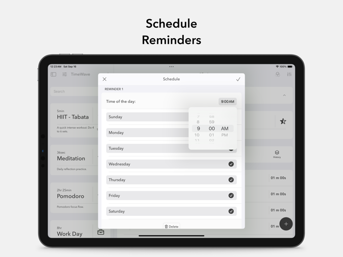 TimeWave Timer Chains
