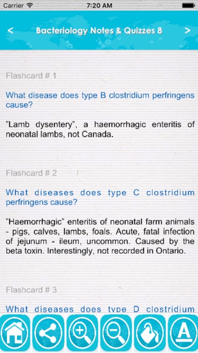 Screenshot #1 pour Bacteriology Exam Review App