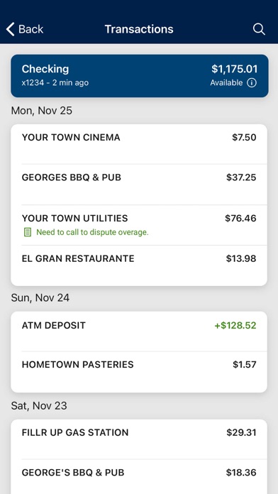 F&M Bank EZ Banking Screenshot