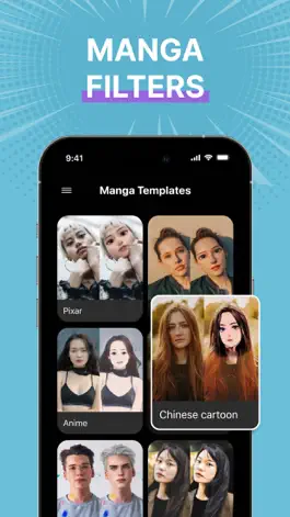 Game screenshot AI Mirror: Manga Filters apk