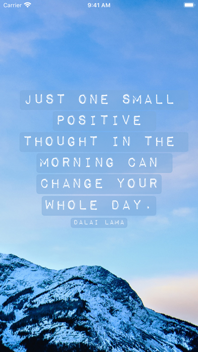 Daily Quote - Positive quotes Screenshot