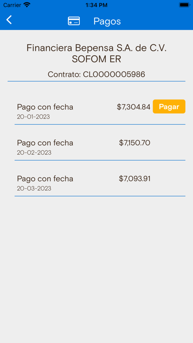 FinBe Clientes (Bepensa) Screenshot
