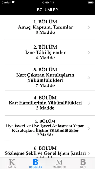 BANKA VE KREDi KARTLARI KANUNU iPhone Ekran Görüntüsü 2