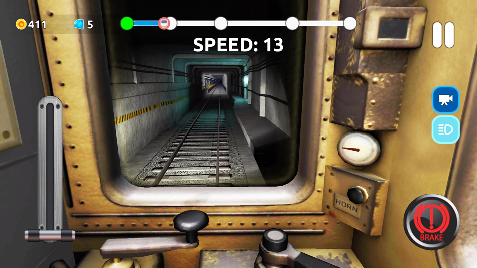 #4. Subway Train Simulator (iOS) By: Anatoly Kochergin
