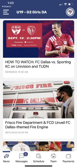 Game screenshot FC Dallas - Youth apk