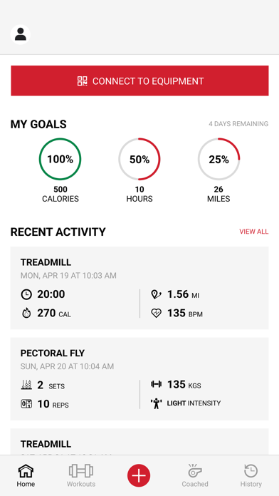 Life Fitness Connect Screenshot