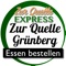 Zur Quelle Express - schmackhaftes Essen nach Grünberg liefern lassenBei Zur Quelle Express kannst Du Salate, Schnitzel, Fleischgerichte, Indisch, Pasta online ordern