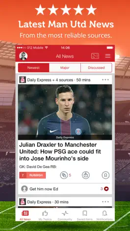 Game screenshot Unofficial Man United News mod apk