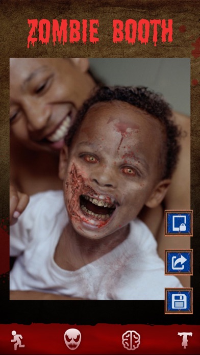 Zombie Games - Face Makeup Cam Screenshot