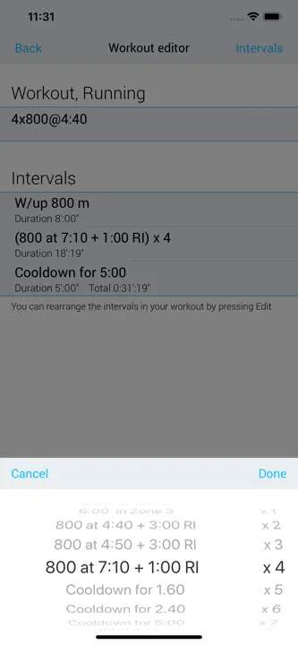 iSmoothRun: Screenshot 5 von 7