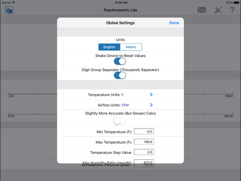 HVAC Psychrometric LTのおすすめ画像3