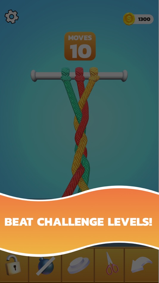 #6. Tangle Master 3D (iOS) 来自: Rollic Games