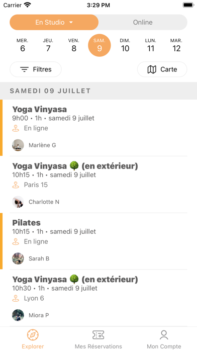 OLY Be - Studios & Live Yoga Screenshot
