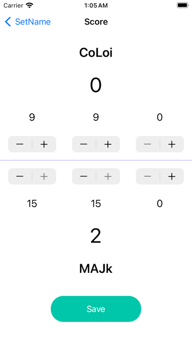 SquashStrong-Score Screenshot
