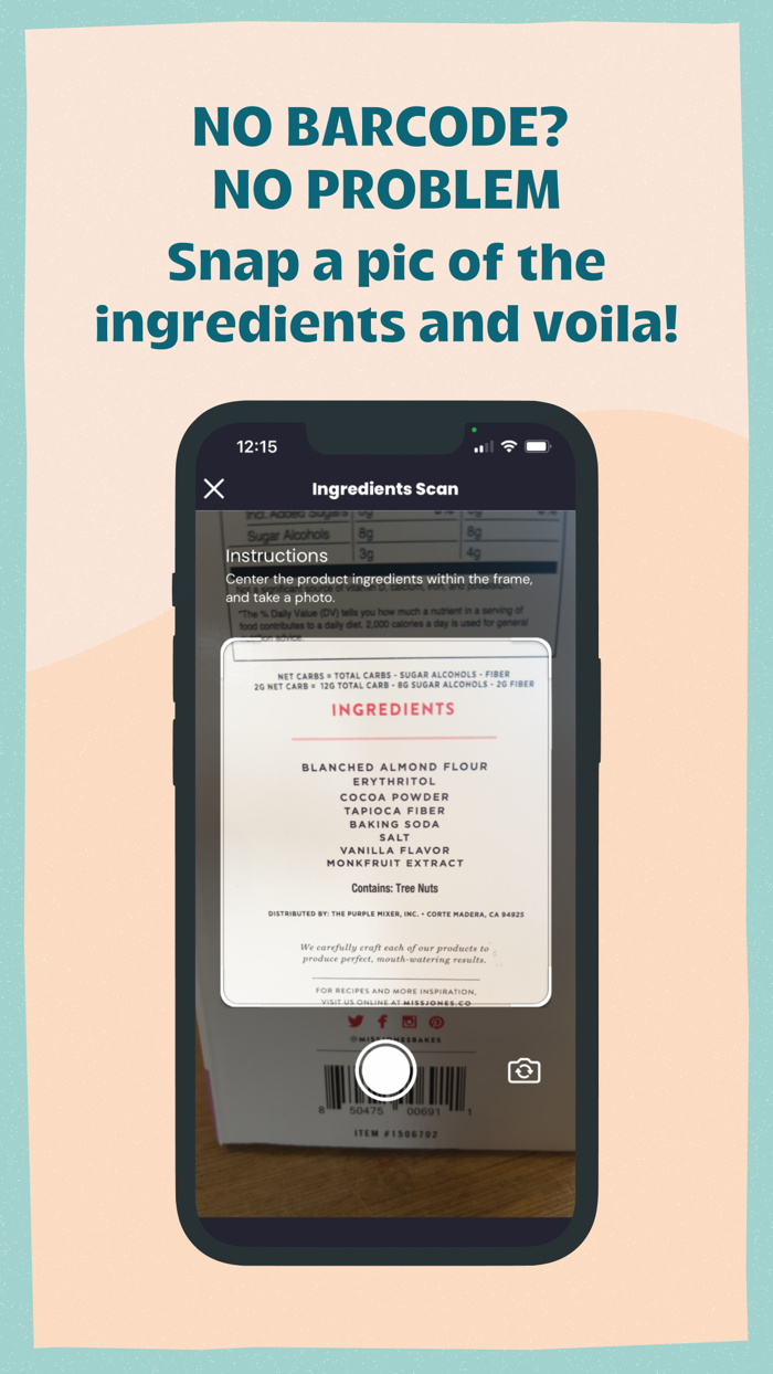Trash Panda Food Scanner