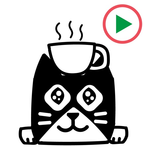 COFFEE CAT 1 Animation Sticker icon