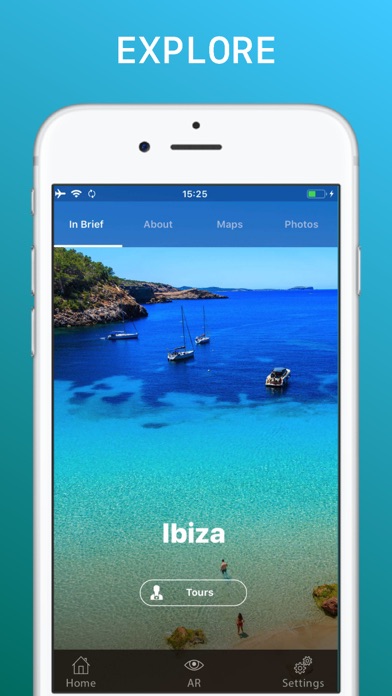 Ibiza Travel Guide. Screenshot