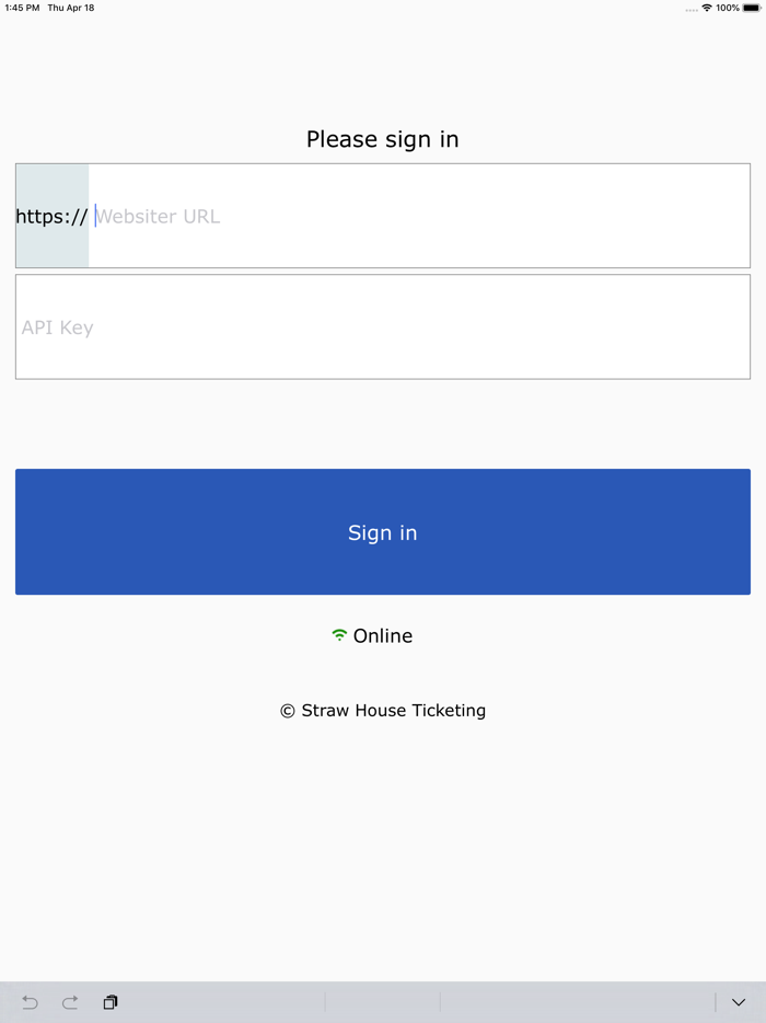 Straw House Ticketing