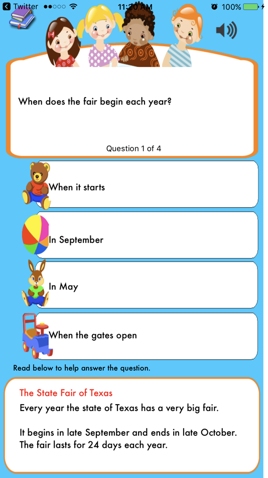#3. Super Reader - Grade 1 & 2 (iOS) Podle: Power Math Apps LLC
