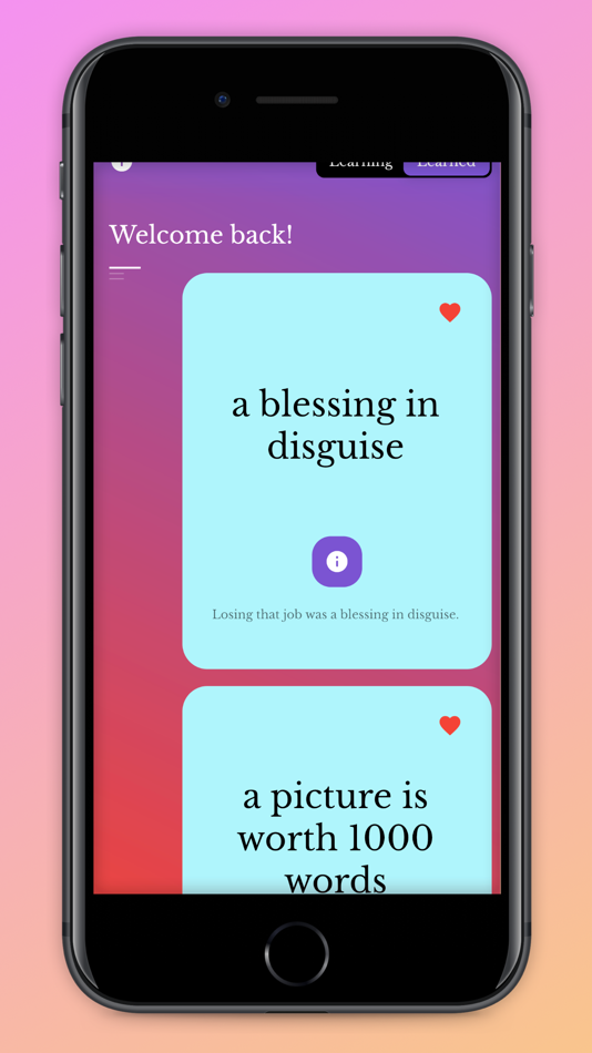#3. IdiomPal: Learn Idioms & Words (iOS) 由: Yi-Zhe Tsai