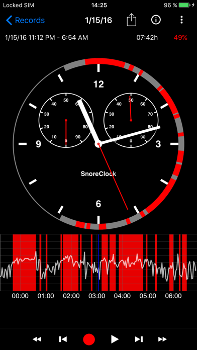 SnoreClock - Do you snore? Screenshot