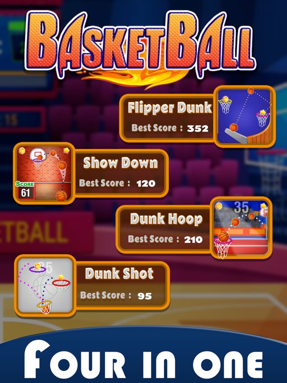 Screenshot #4 pour Flipper Dunk Shot-Hoop Battle