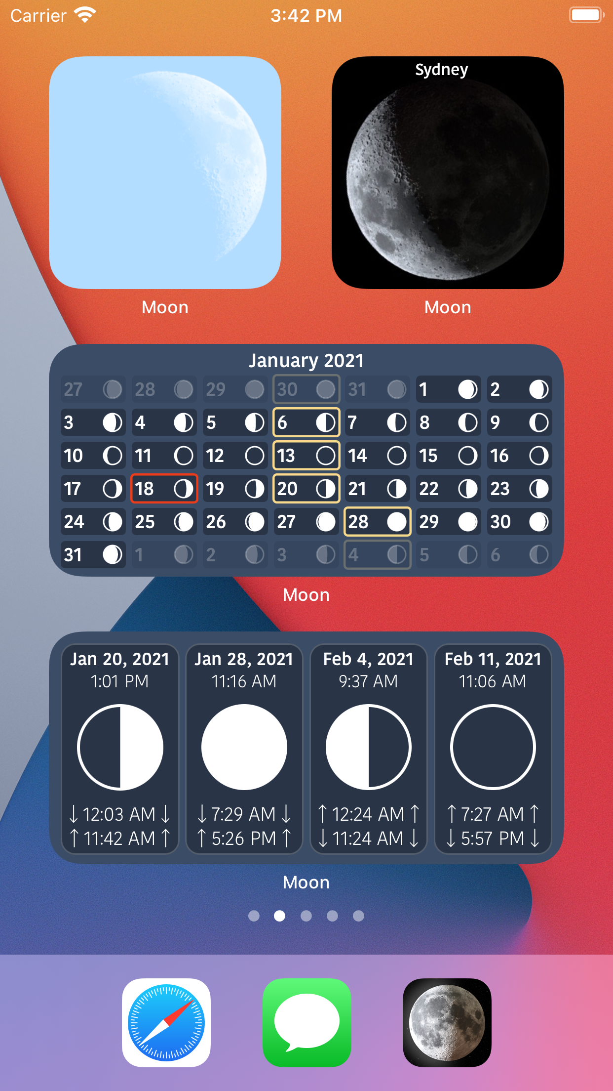 Moon Phases and Lunar Calendar screenshot 4