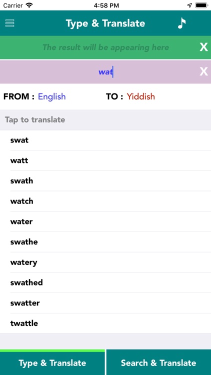 English to Yiddish Translator