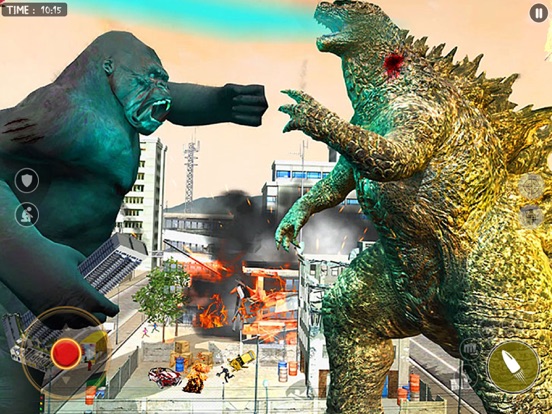 Giant Monster vs Gorilla Rush screenshot 2