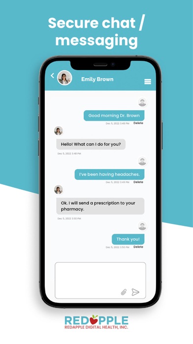 Redapple Digital Health, Inc. Screenshot