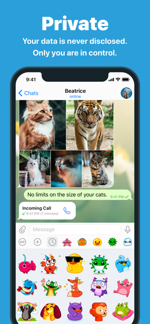 Скриншот Telegram Messenger