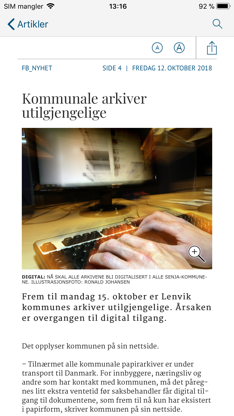 Folkebladet eAvis screenshot 3