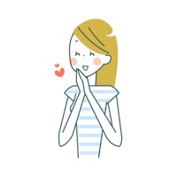 Striped girl logo