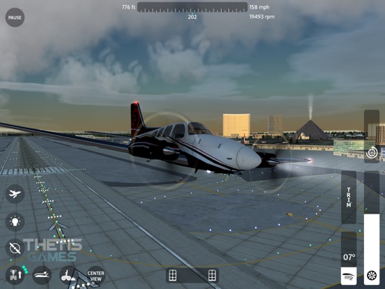 FlyWings 2018 Flight Simulator iPad app afbeelding 8