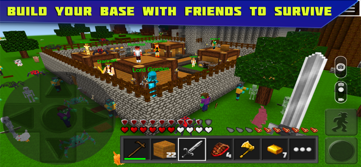 Planet of Cubes Craft and Mine screenshot 1