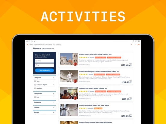 Florence Travel Guide Offline iPad screenshot 6 - Travel app
