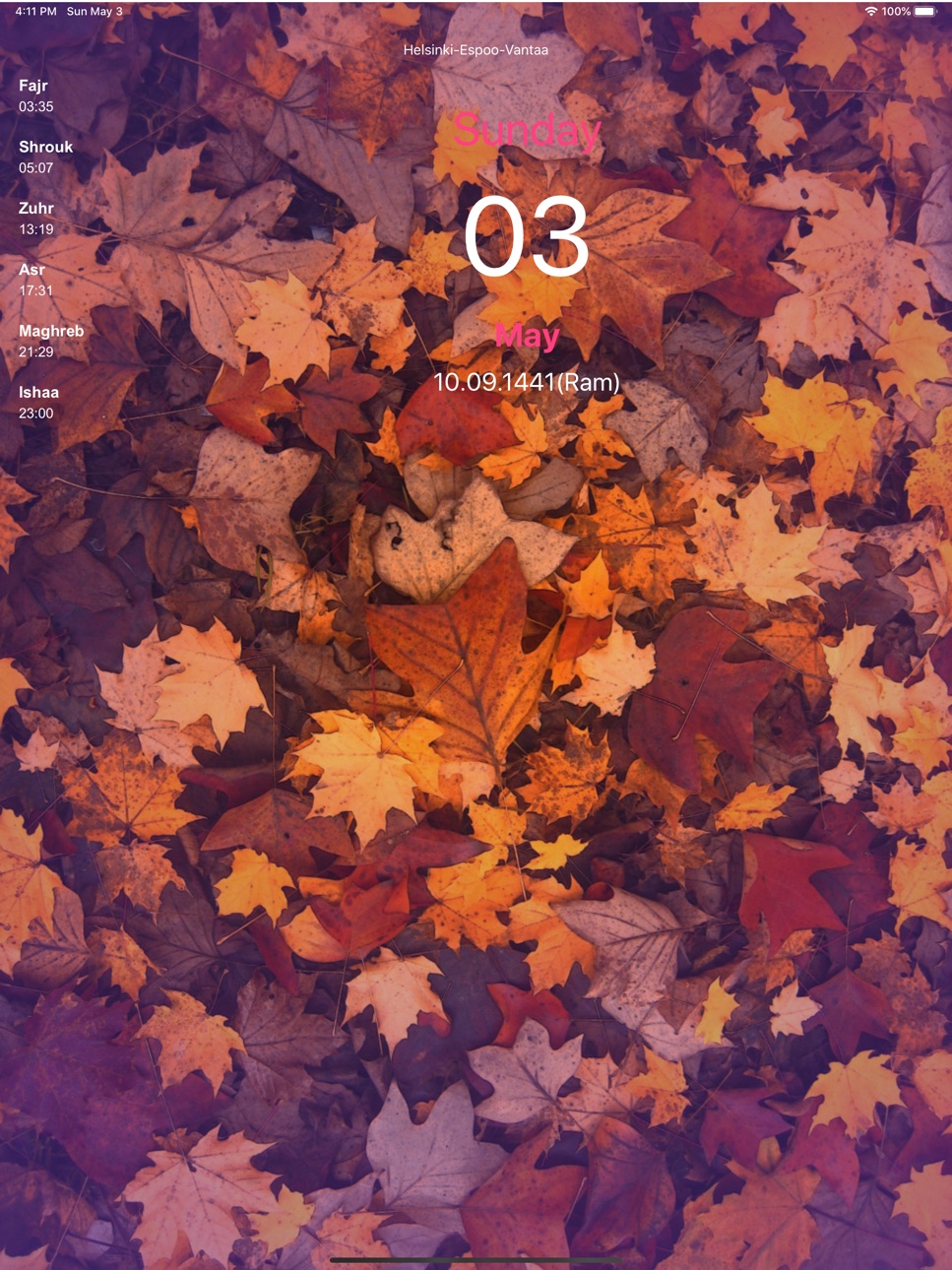 iPad screenshot