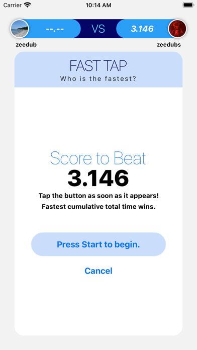 TapBack - Reaction Time Games Screenshot