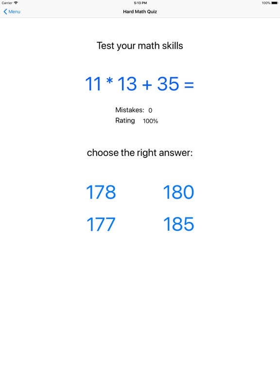 Screenshot #4 pour Math Game + Brain Training Pro