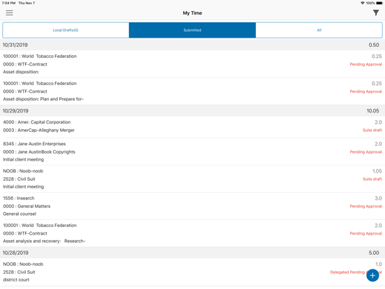 Juris® Go iPad screenshot 5 - Productivity app
