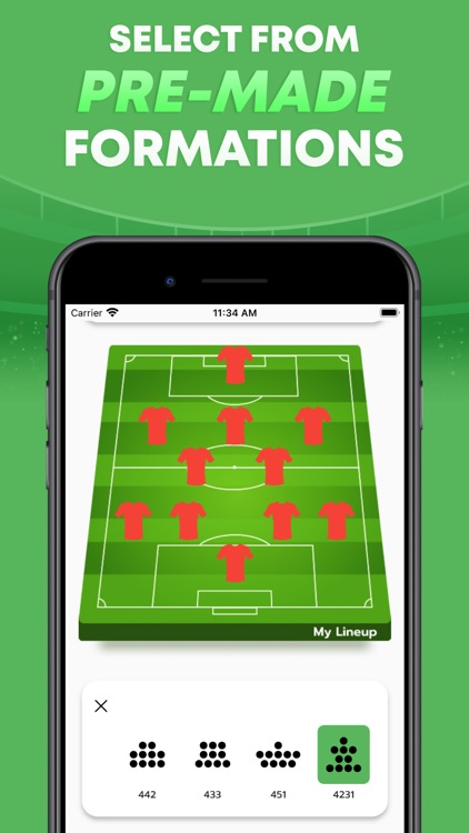 My Lineup - Lineup Builder