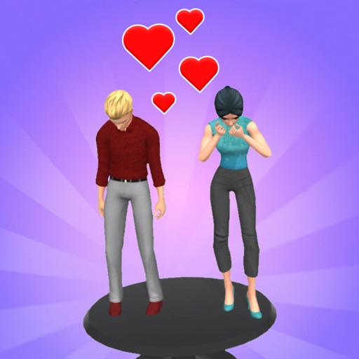 Valentine Match 3D icon